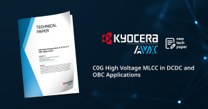 Technical Article: C0G High Voltage MLCC in DCDC and OBC Applications