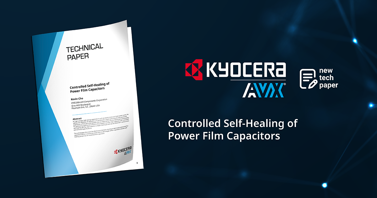 Controlled Self-Healing of Power Film Capacitors