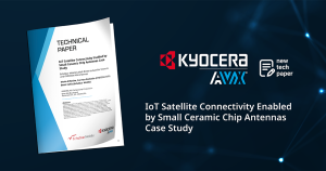 IoT Satellite Connectivity Enabled by Small Ceramic Chip Antennas