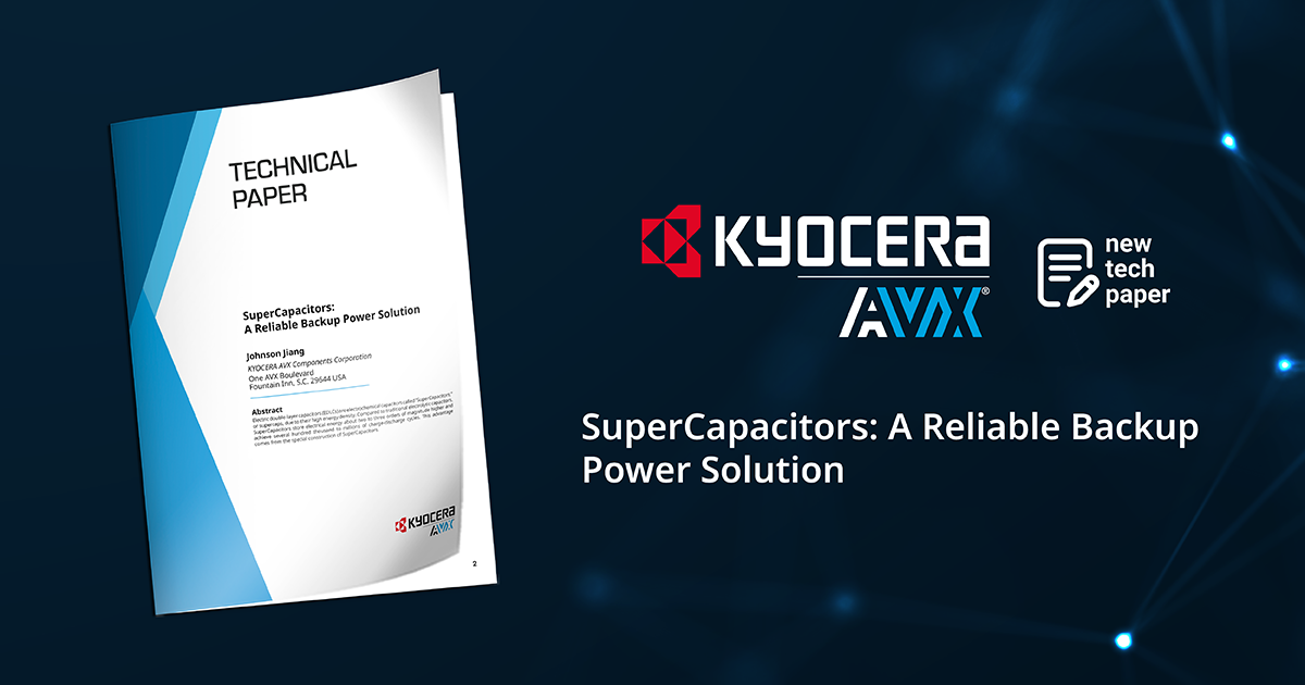 SuperCapacitors: A Reliable Backup Power Solution