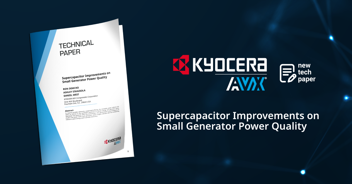 SuperCapacitor Improvements on Small Generator Power Quality