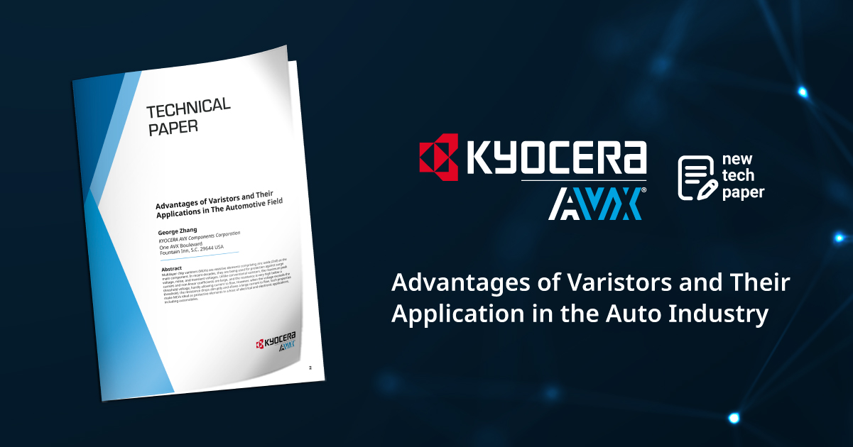 Advantages of Varistors and Their Applications in the Automotive Field