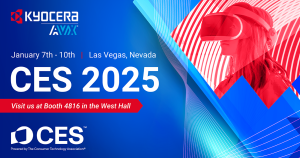KYOCERA AVX Exhibiting at CES 2025