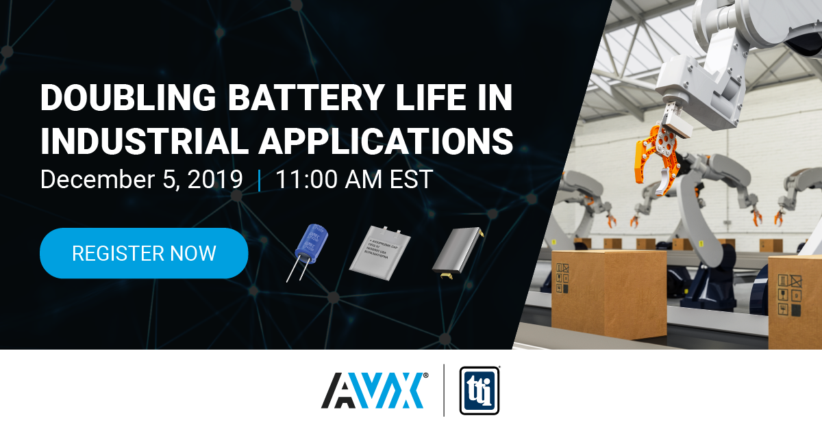 Webinar: Doubling Battery Life In Industrial Applications