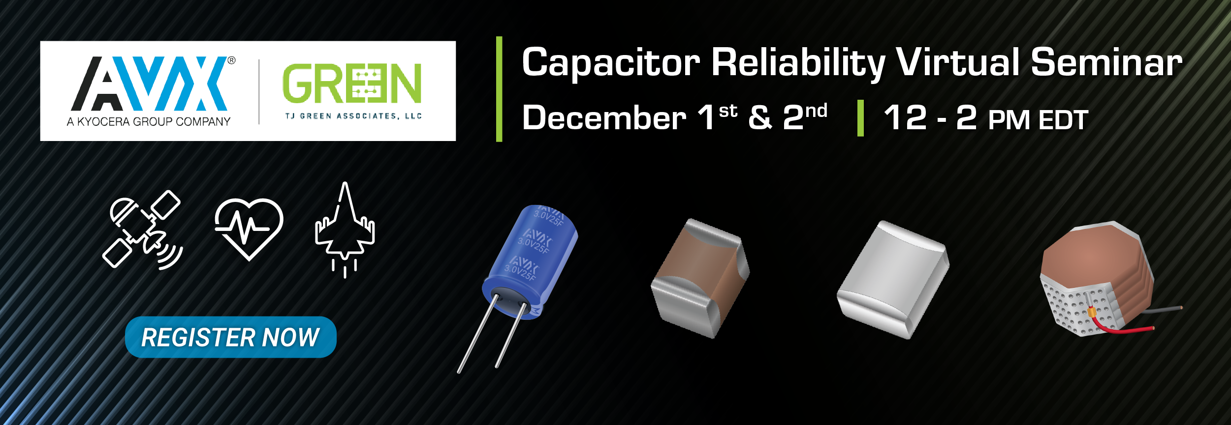 Capacitor Reliability Virtual Seminar | TJ Green Associates, LLC