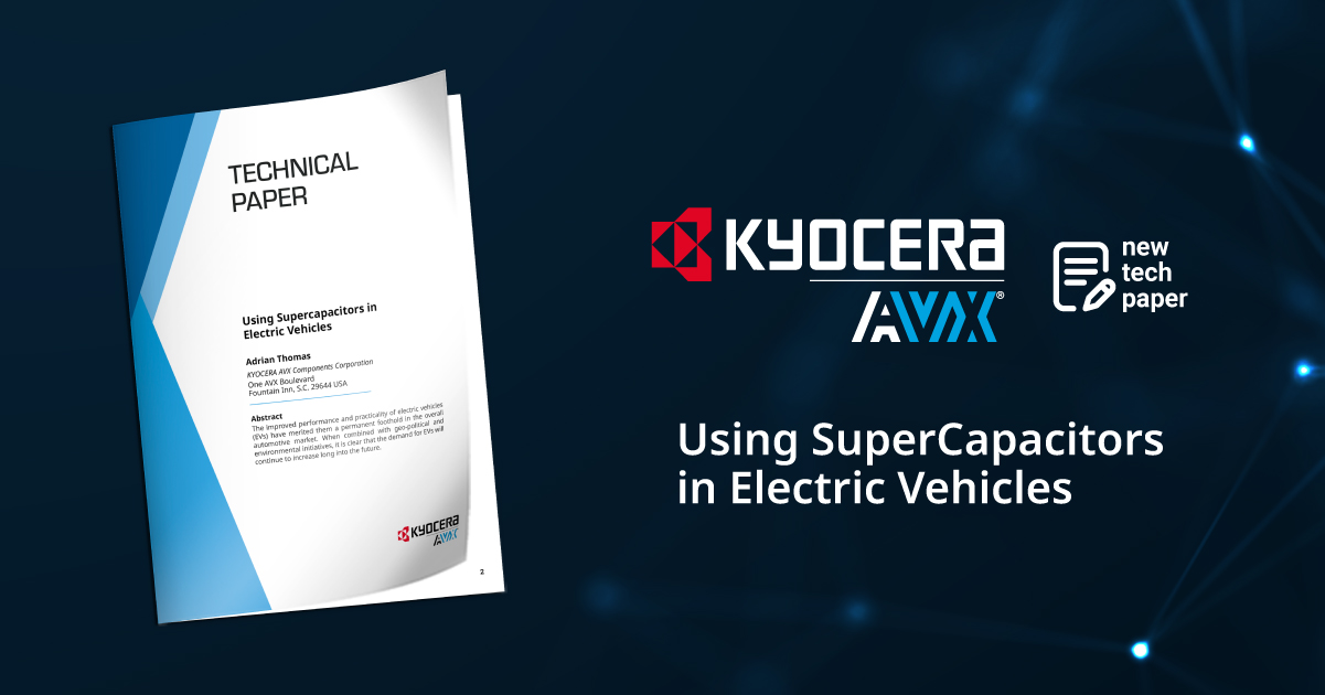 Using SuperCapacitors in Electric Vehicles