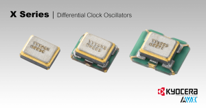 Kyocera Begins Mass Production of Differential Clock Crystal Oscillators Delivering Industry-Leading*1 30 fs Phase Jitter