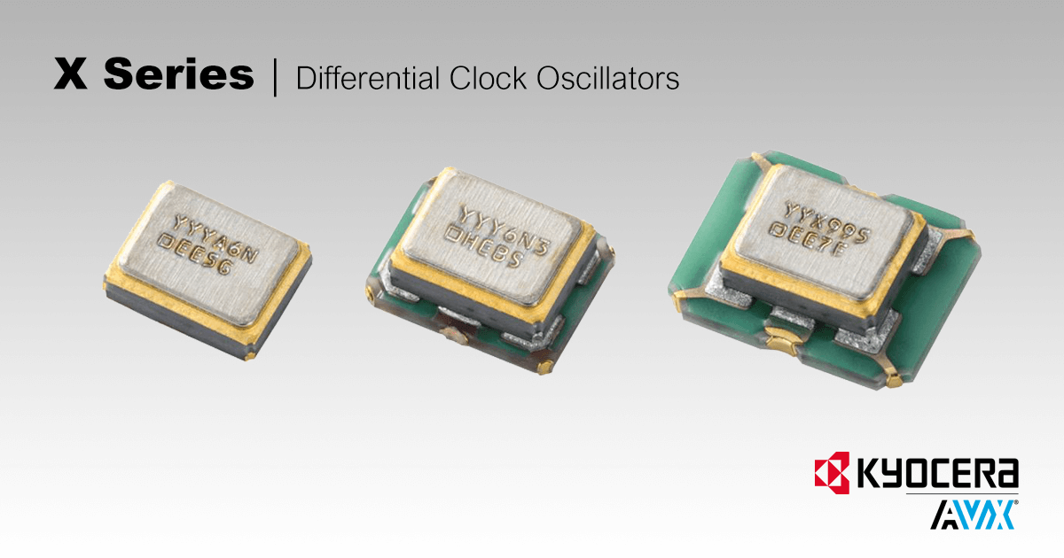 Kyocera Begins Mass Production of Differential Clock Crystal Oscillators Delivering Industry-Leading*1 30 fs Phase Jitter | KYOCERA AVX