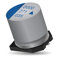 AHD Series | SMD Aluminum Hybrid Electrolytic Capacitors