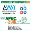 AVX to Launch Two New Products, Showcase Passive Portfolio, & Contribute to the Conference Program at APEC 2016
