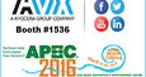 AVX to Launch Two New Products, Showcase Passive Portfolio, & Contribute to the Conference Program at APEC 2016