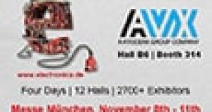 AVX is Exhibiting at Electronica 2016