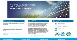 AVX Launches New Corporate Website
