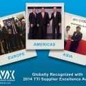 AVX Globally Recognized with 2014 TTI Supplier Excellence Award